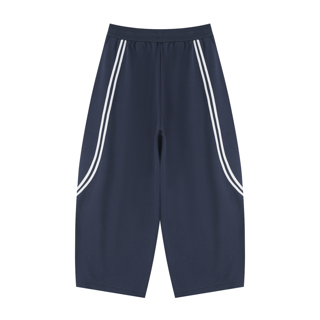 Unisex Wide Leg Piping Sweatpants