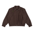 Unisex Plaid Full-Zip Track Jacket