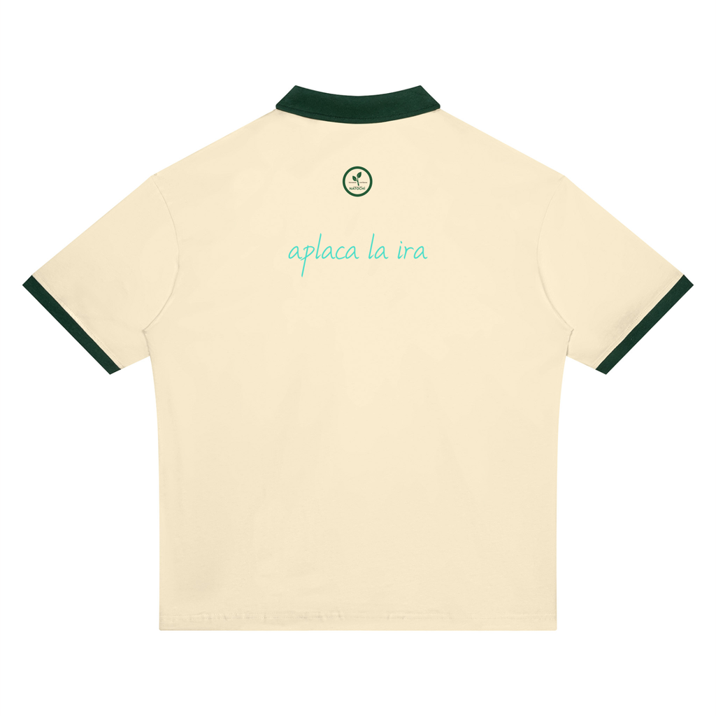Unisex Color Block Polo Shirt