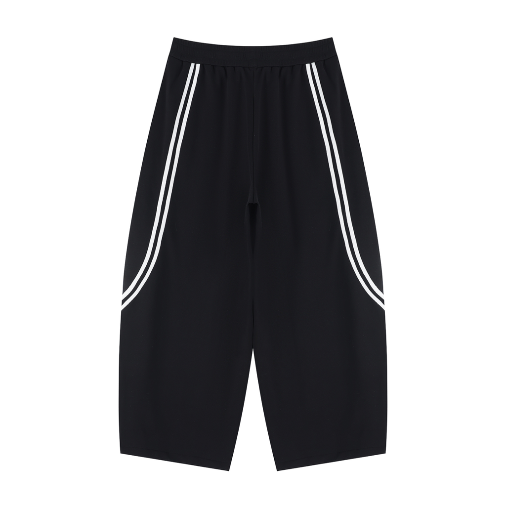 Unisex Wide Leg Piping Sweatpants