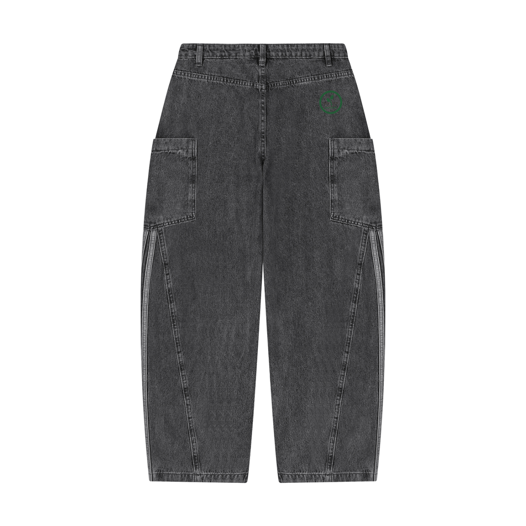 Women's Vintage Wash Barrel Leg Jeans
