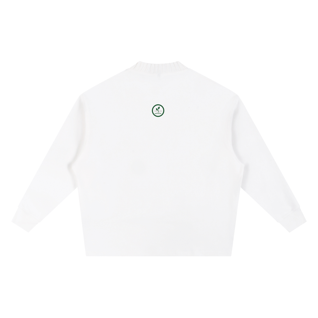 Knitted Round Neck Oversize Sweatshirt