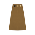 Women's Solid Color Knit Maxi Skirt