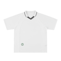 Striped V-Neck Soccer Jersey