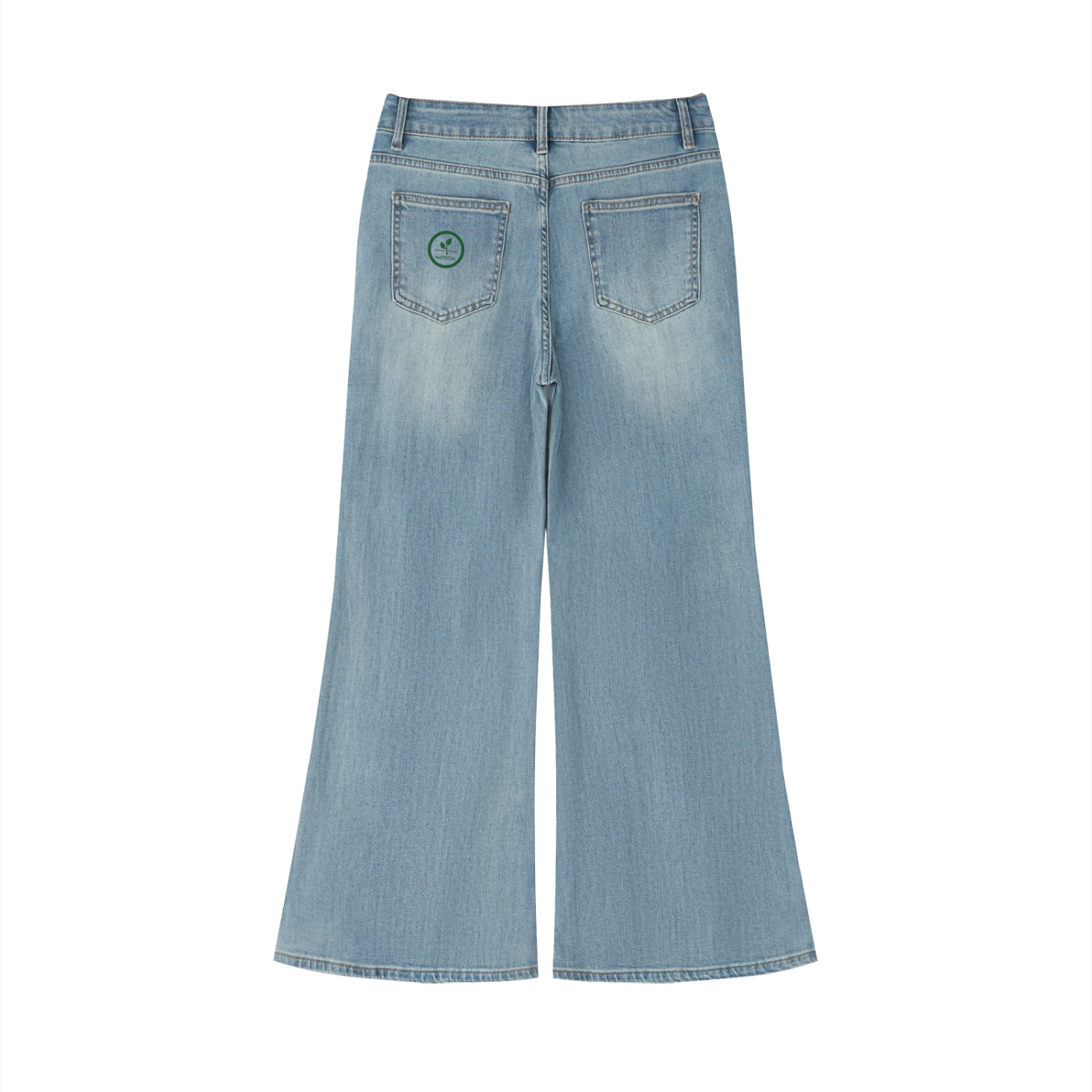 Women's Vintage Wash Flared Leg Jeans