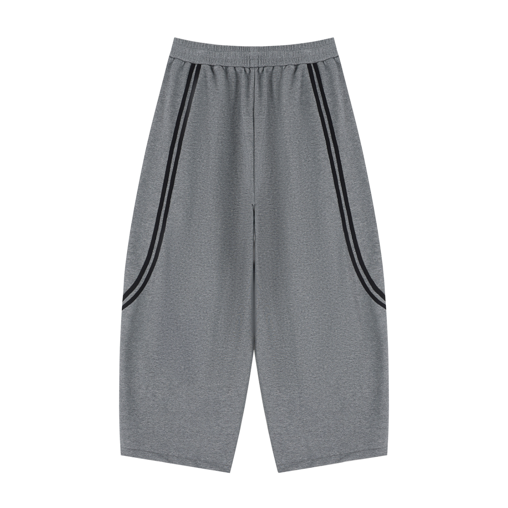 Unisex Wide Leg Piping Sweatpants