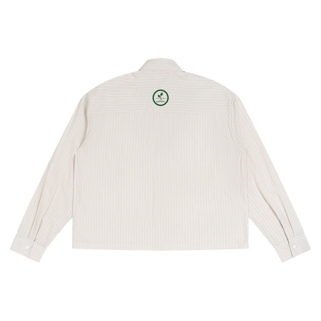 Unisex Boxy Striped Shirt