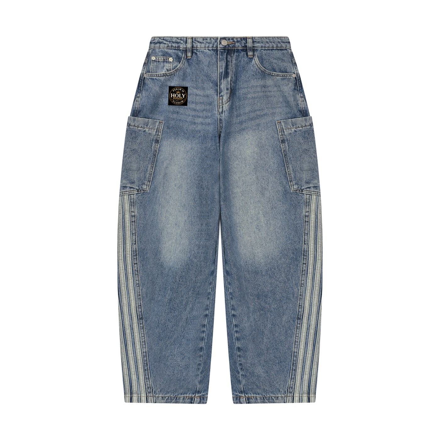 Women's Vintage Wash Barrel Leg Jeans