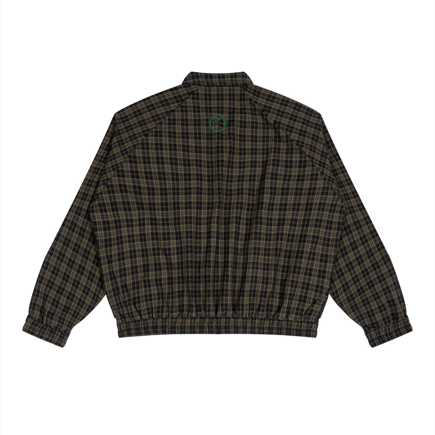 Unisex Plaid Full-Zip Track Jacket