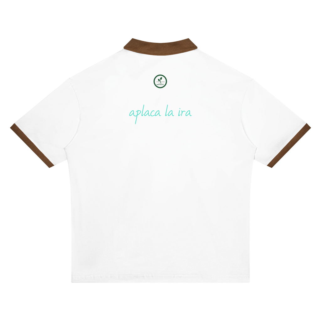 Unisex Color Block Polo Shirt