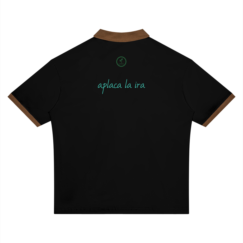 Unisex Color Block Polo Shirt
