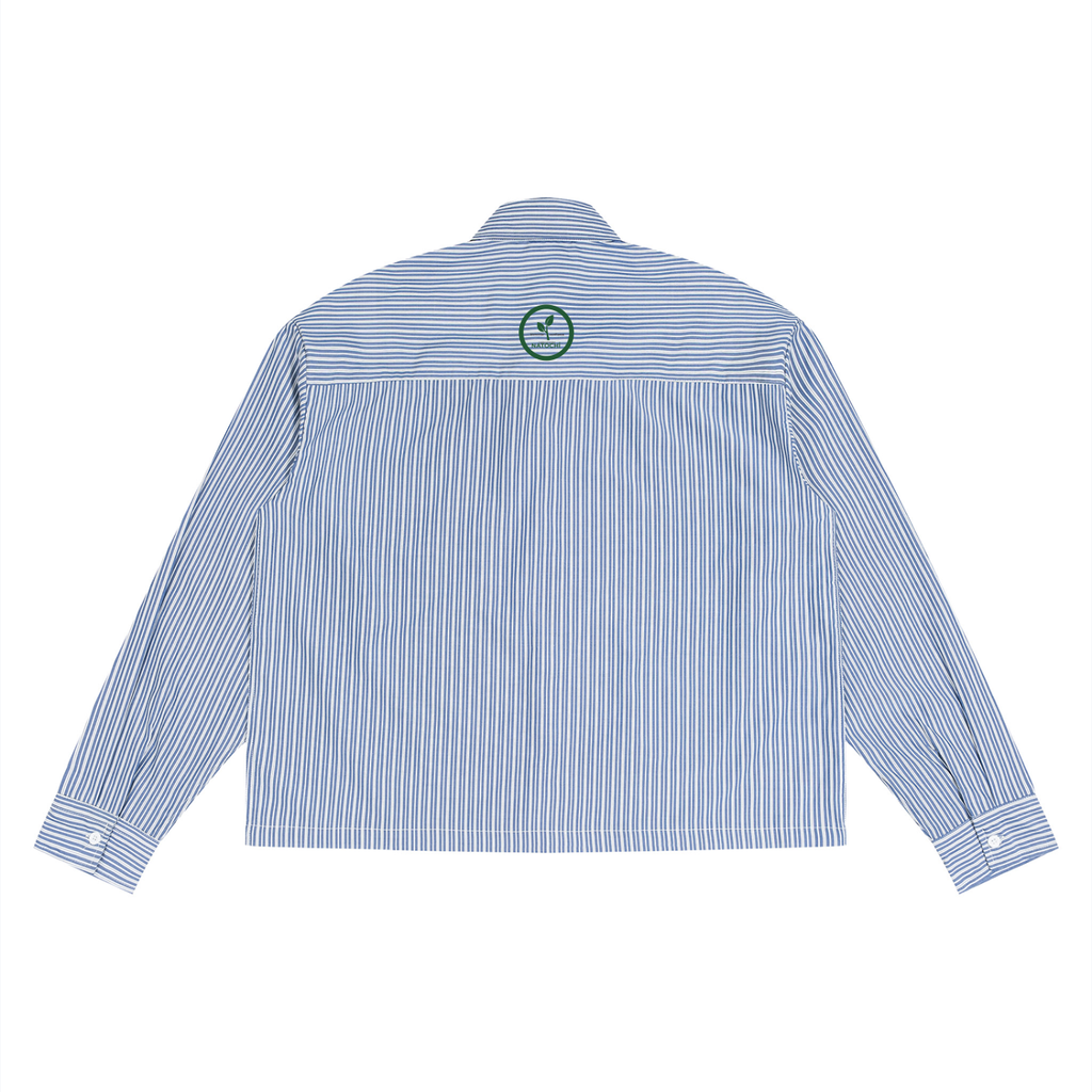 Unisex Boxy Striped Shirt