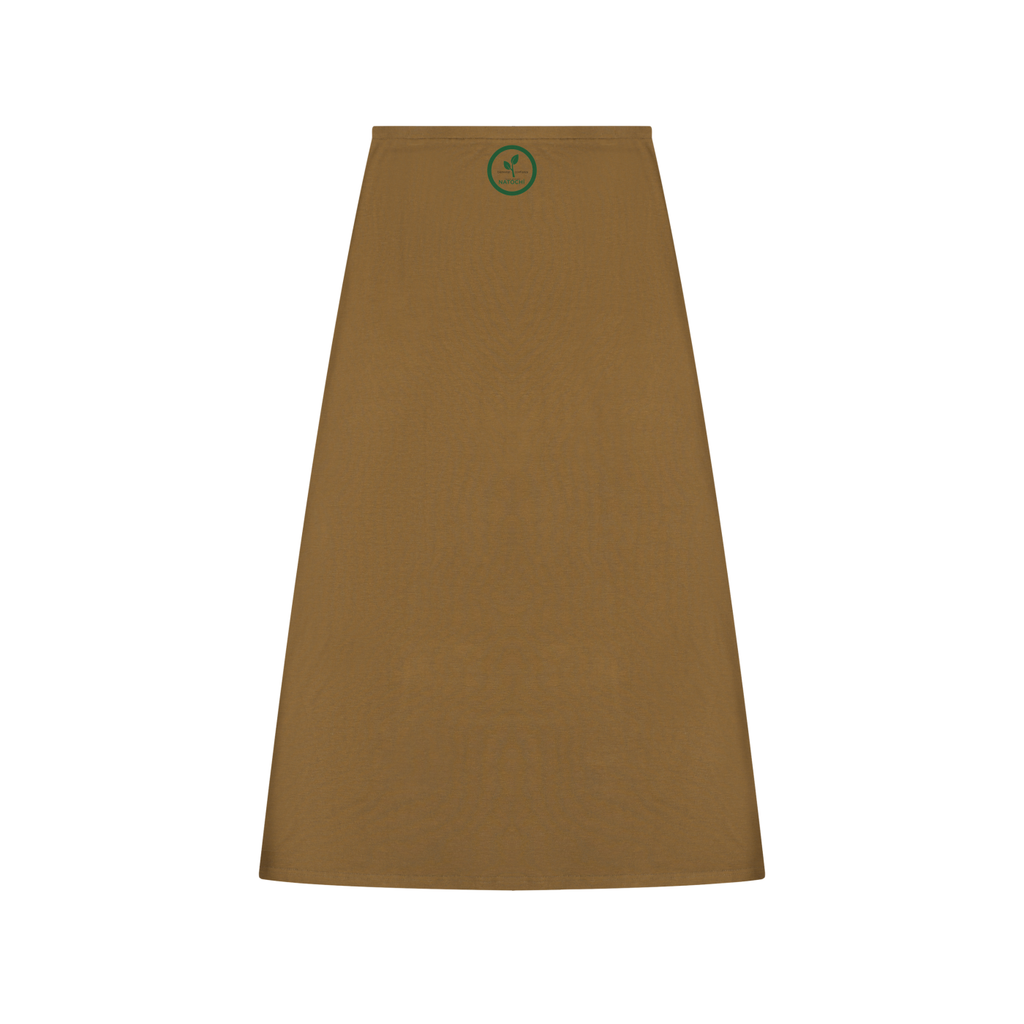 Women's Solid Color Knit Maxi Skirt