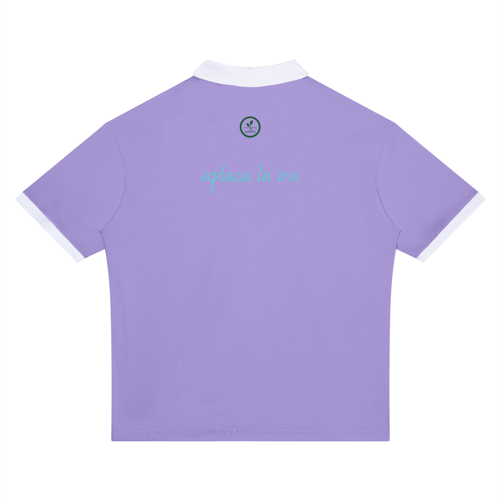 Unisex Color Block Polo Shirt