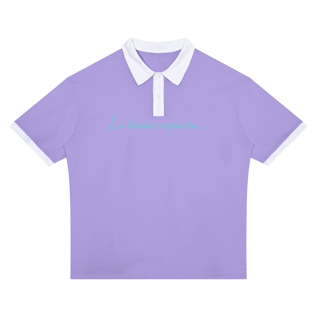 Unisex Color Block Polo Shirt