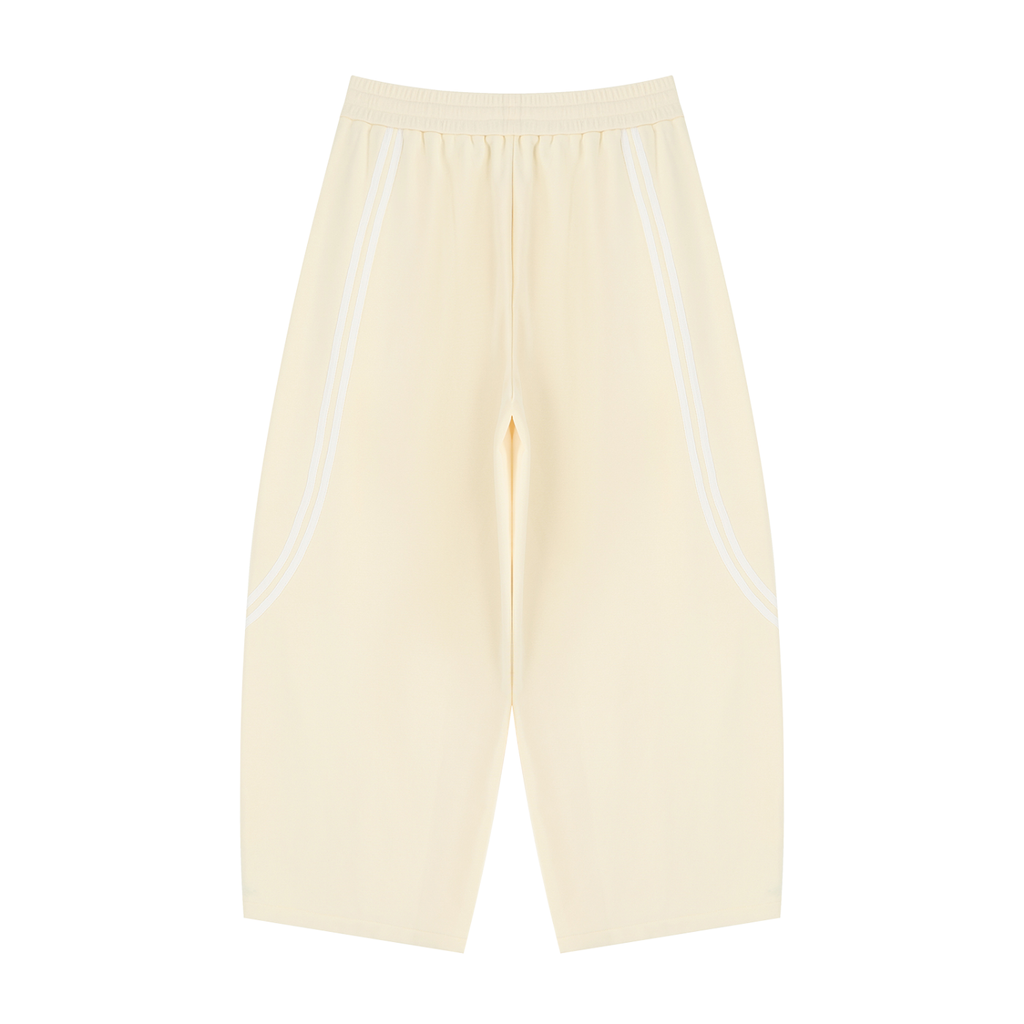 Unisex Wide Leg Piping Sweatpants