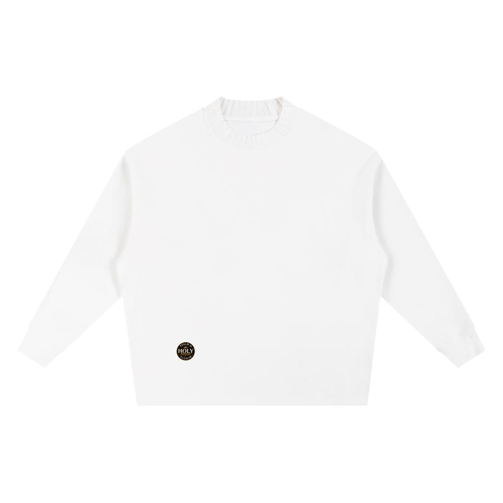 Knitted Round Neck Oversize Sweatshirt