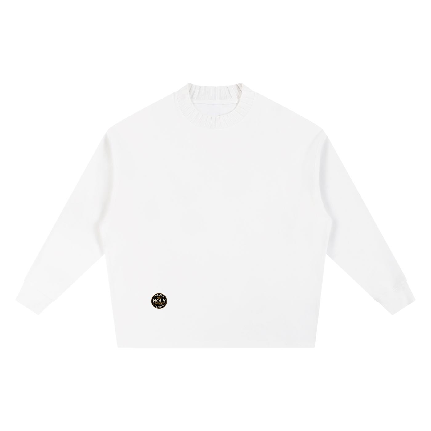 Knitted Round Neck Oversize Sweatshirt