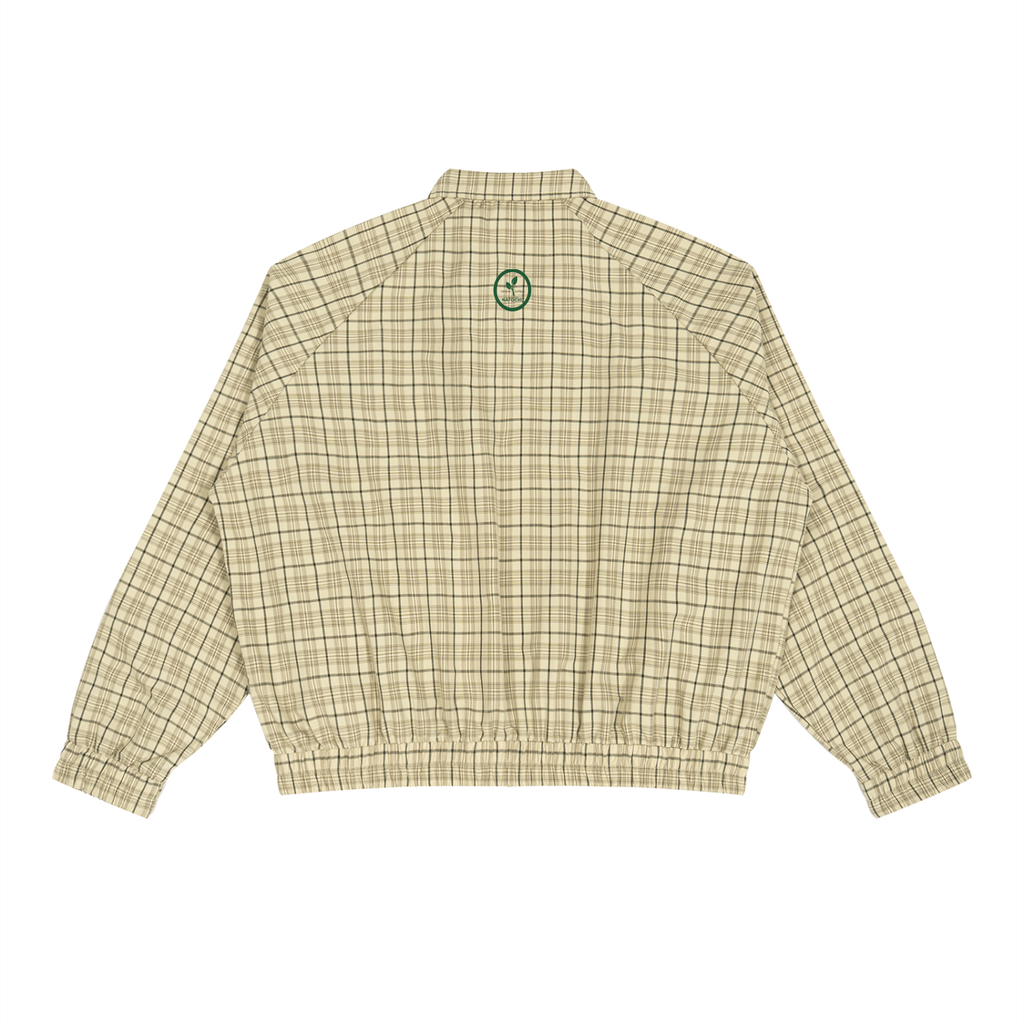 Unisex Plaid Full-Zip Track Jacket