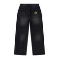 Men's Vintage Wash Wide Leg Jeans