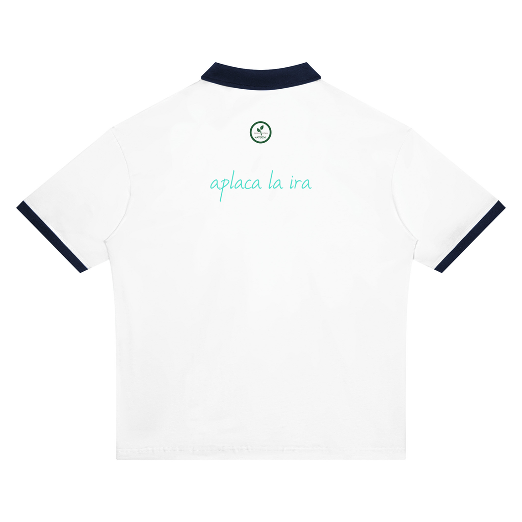 Unisex Color Block Polo Shirt