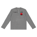 Long Sleeve Henley T-Shirt